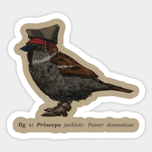 Captain Jack Sparrow Sticker by DuncanMaclean